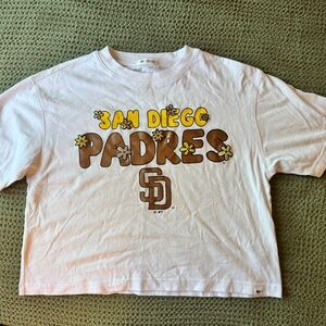 ‘47 - San Diego Padres Graphic Tee - Brown & Yellow Floral Logo